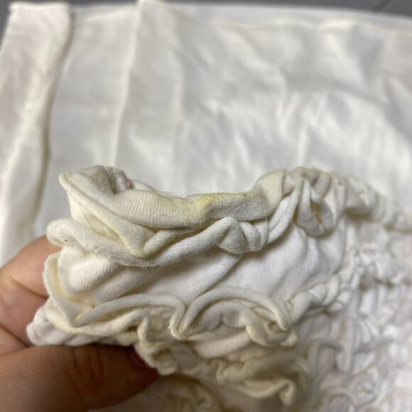 Xhilaration Womens Y2K Strapless Babydoll Top Size L Preppy Ruffled Cottagecore - Picture 6 of 12